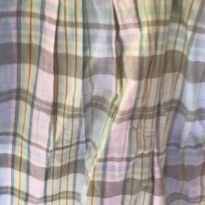 RTW Shorts - Pretty plaid 100% cotton light weight and cool. RTW Shorts - Pretty plaid 100% cotton light weight and cool.